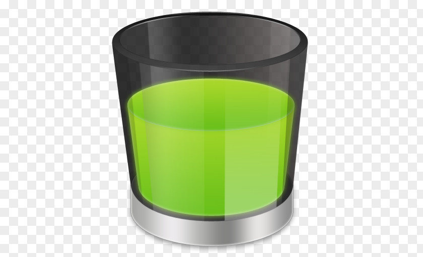 Trash Full Cylinder Yellow Glass PNG