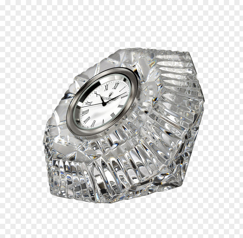 Diamond Watches Lismore Waterford Crystal Mantel Clock PNG