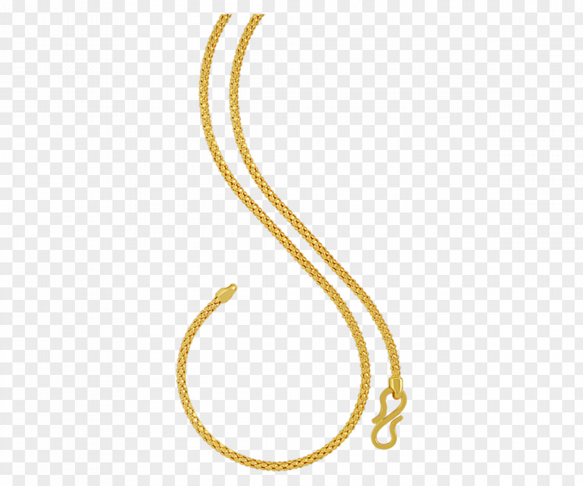 Gold Chain Body Jewellery Line Circle PNG