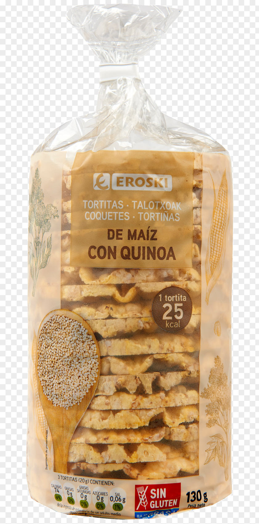 Crema De Maiz Breakfast Cereal Pancake Eroski Snack PNG