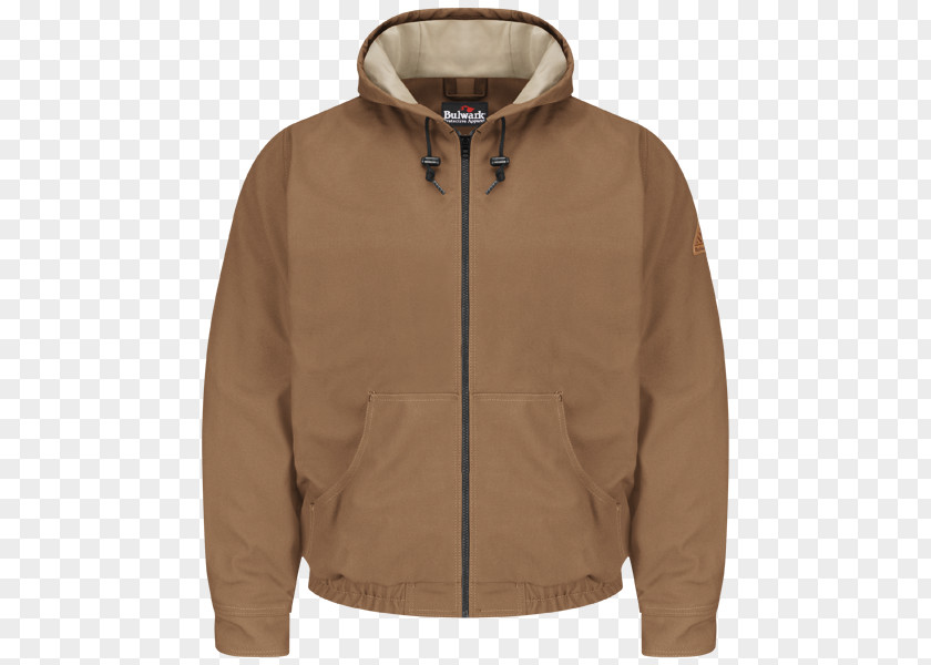 Lined Nylon Jacket With Hood Flight Clothing Coat PNG