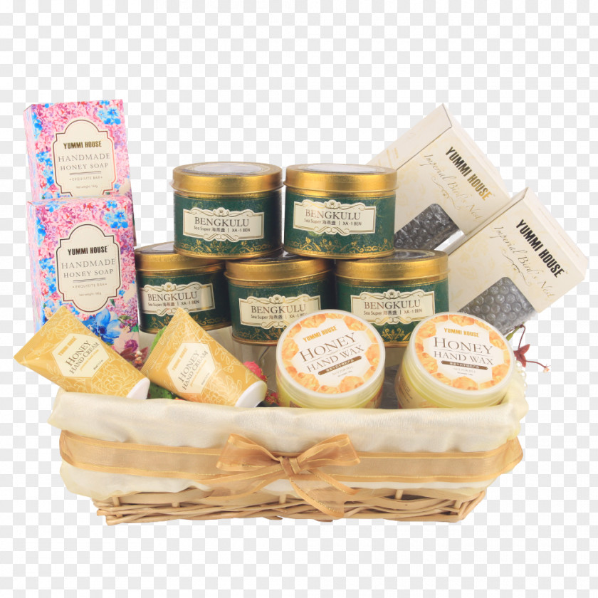 Bees Gather Honey Food Gift Baskets Hamper Ingredient PNG