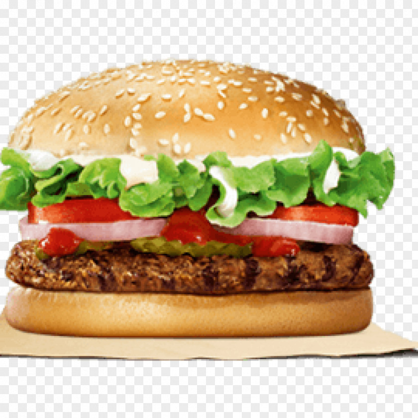 Burger King Whopper Hamburger Fast Food Restaurant PNG