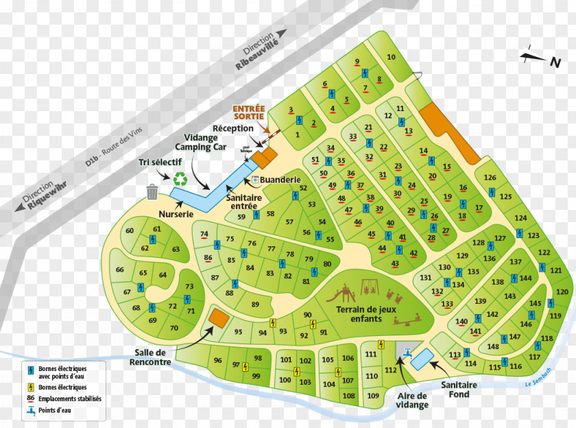 Campsite Camping Riquewihr Map Ribeauvillé PNG