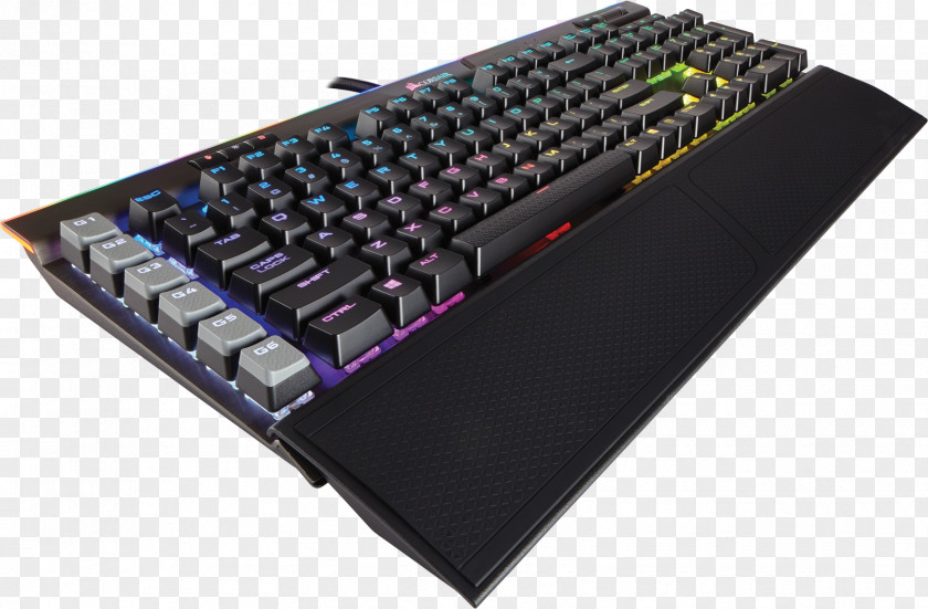 Cherry Computer Keyboard Corsair Gaming K95 RGB PLATINUM Keypad Components PNG