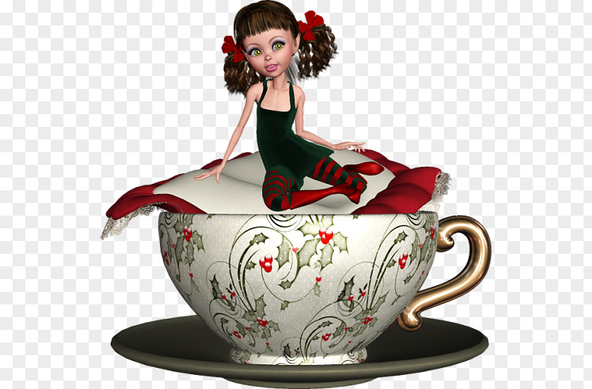 Fairies Mug Fairy Saucer Porcelain Coffee PNG