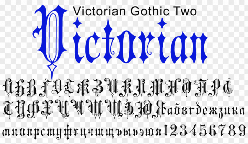 Flourishe Calligraphy Blackletter Gothic Art Font PNG