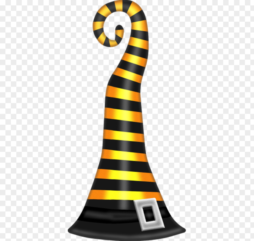 Cartoon Yellow Signs Painted Black Witch Hat Boszorkxe1ny PNG
