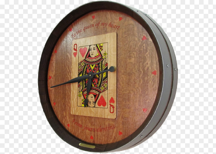 Clock Barrel Game Wine Hearts PNG