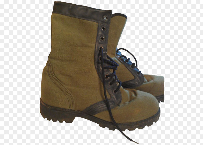 Green Leather Shoes Shoe Khaki Boot Walking PNG