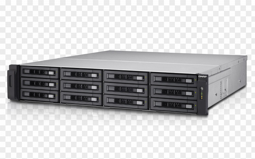 Network Storage Systems QNAP Systems, Inc. Serial Attached SCSI Data TVS-EC1280U-SAS-RP PNG