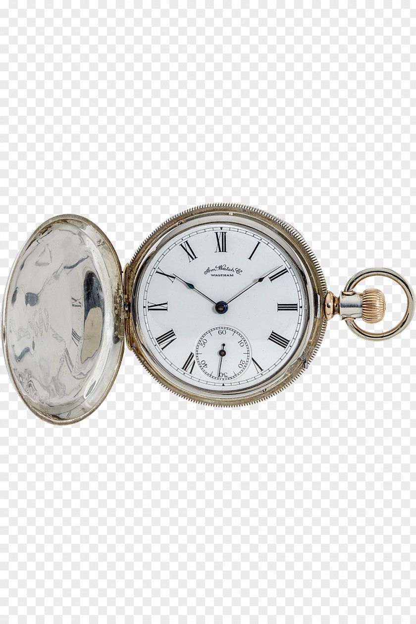 Silver Pocket Watch Clock Jewellery PNG