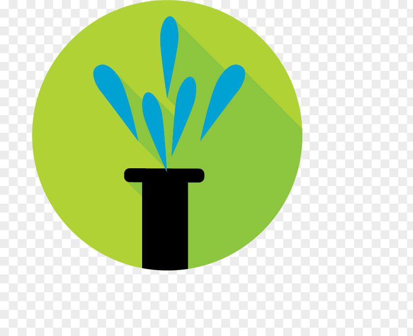 Sprinkler Logo Leaf Green PNG