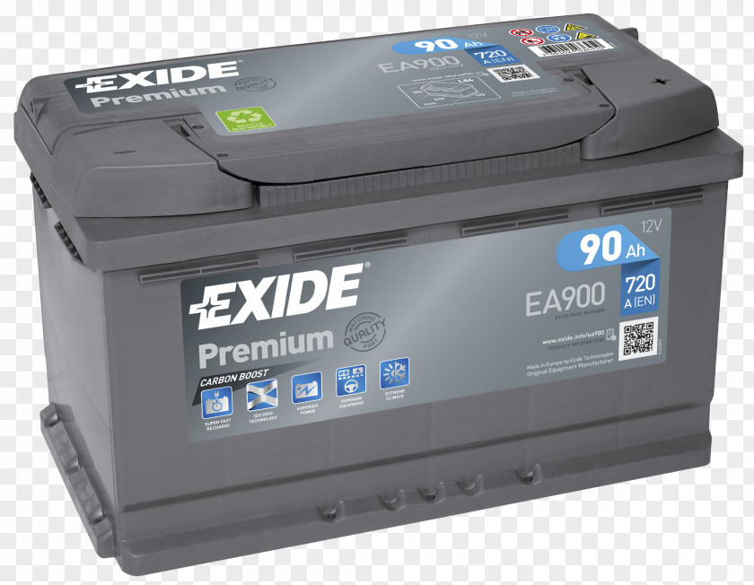 Automotive Battery Car Exide Ampere Hour PNG