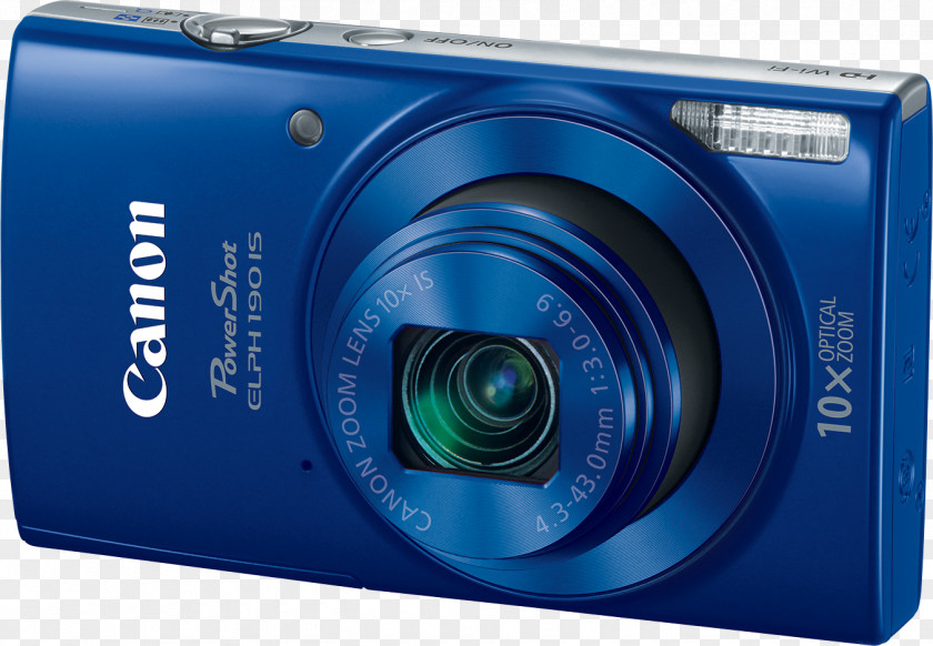 Camera Canon PowerShot ELPH 190 IS Point-and-shoot Zoom Lens PNG