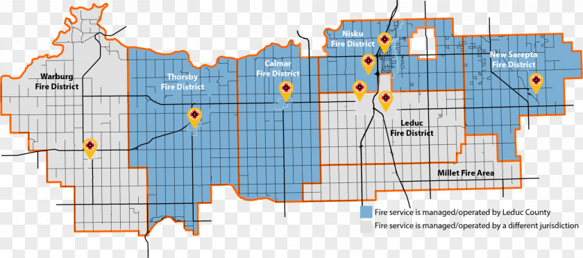 Fire Vision Warburg Leduc Map Wetaskiwin County No. 10 Camrose 22 PNG