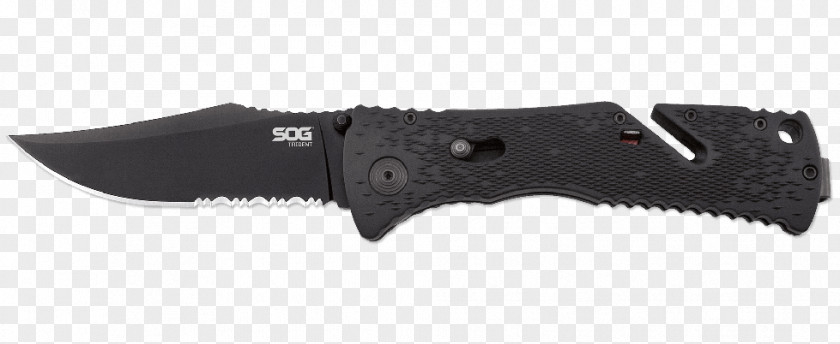 Knife Hunting & Survival Knives Bowie Utility Serrated Blade PNG