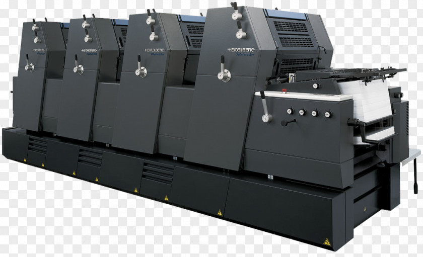 Printer Offset Printing Press Machine Paper PNG