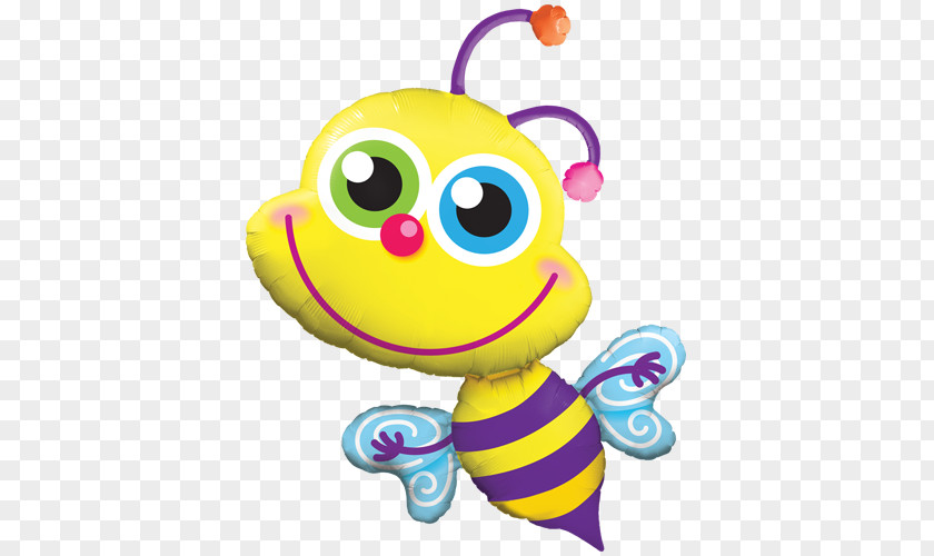 Balloon Mylar Bee Shape BoPET PNG