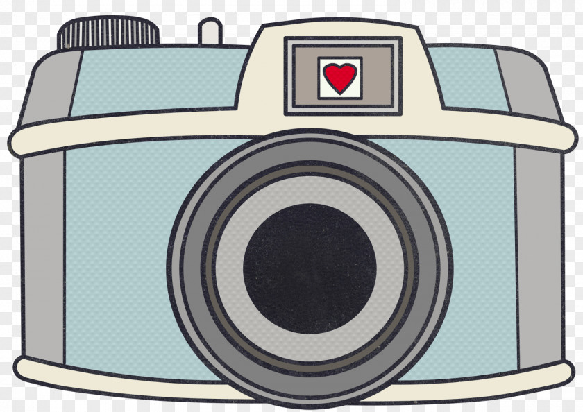 Beautiful Hand-painted Color Camera Drawing PNG