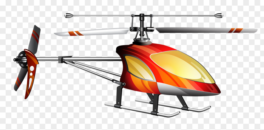 Hand-painted Helicopter Aircraft Airplane Illustration PNG