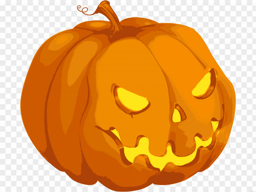 Pumpkin Jack-o'-lantern Clip Art PNG