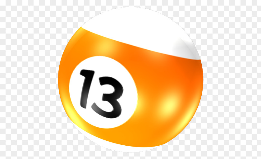 Billiards 13 ICO Pool Ball Icon PNG