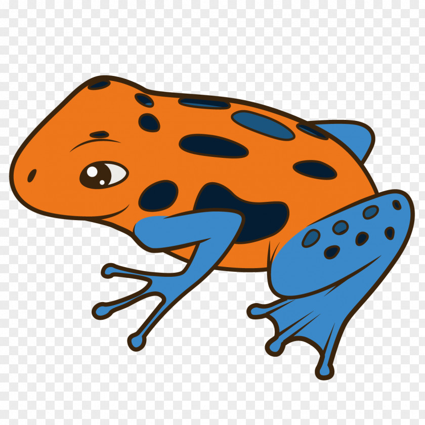 Cartoon Frog Poison Dart Illustration PNG