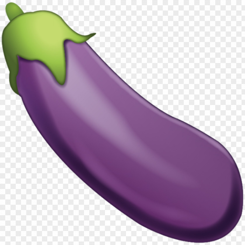 Eggplant Emoji Vegetable Text Messaging Sticker PNG