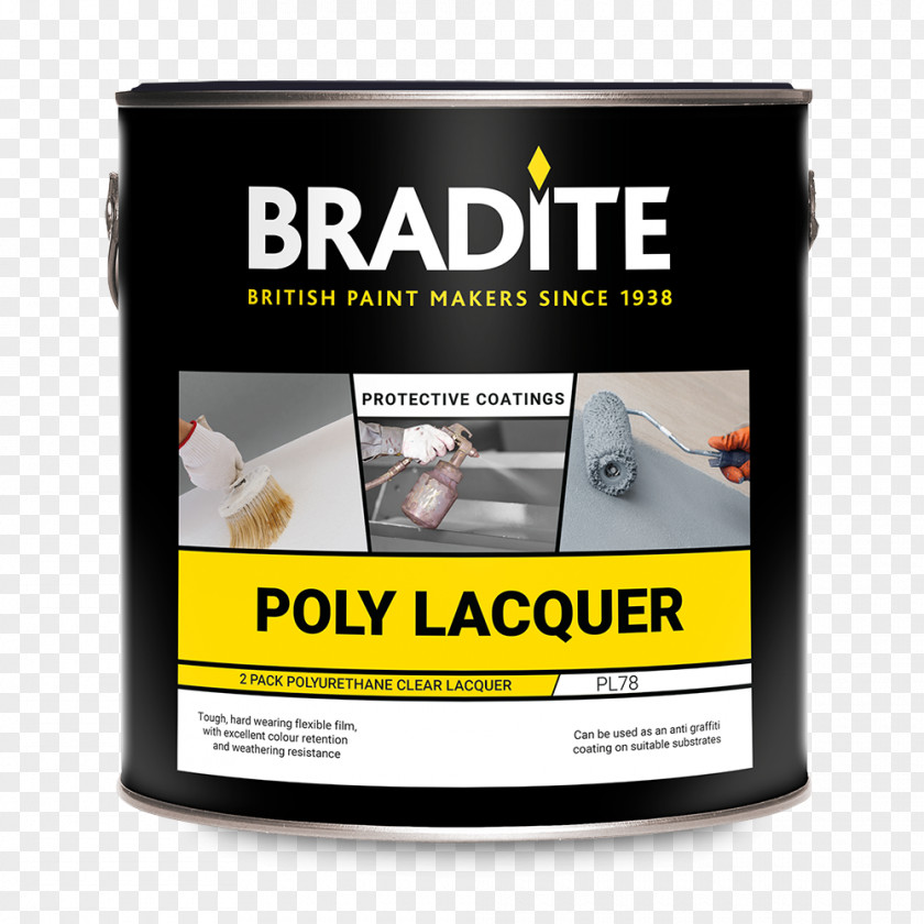 Lacquer Material Bradite DP5 Floor Paint Sherwood Green Brand Dark Grey 2.5L BL048208J Low Slip BL04845 PNG