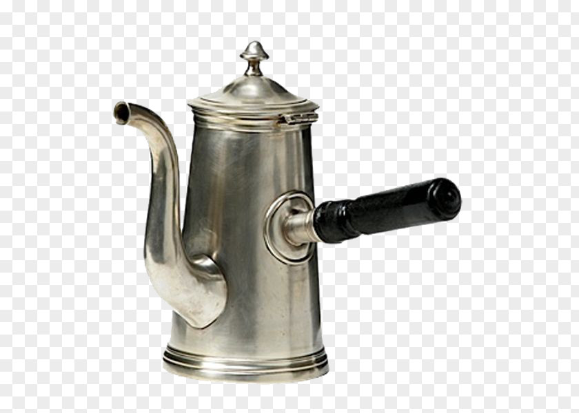 Retro Silver Kettle Coffee Household Goods PNG