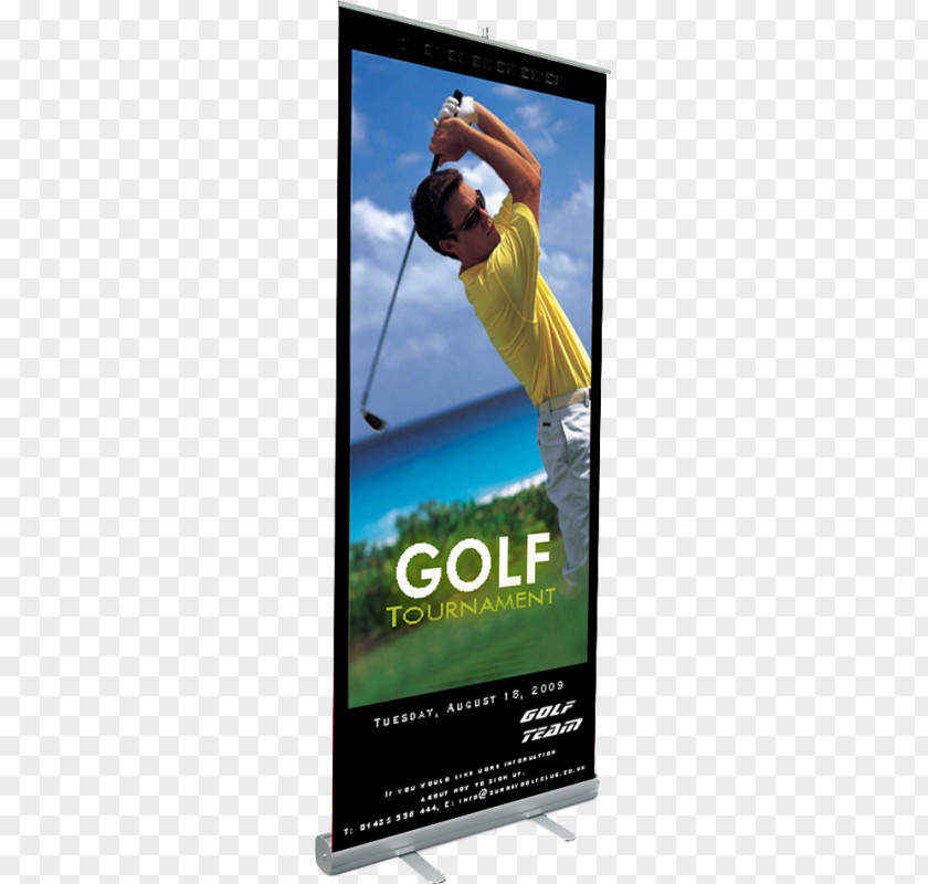 Roll Up Display Stand Web Banner Advertising Printing PNG