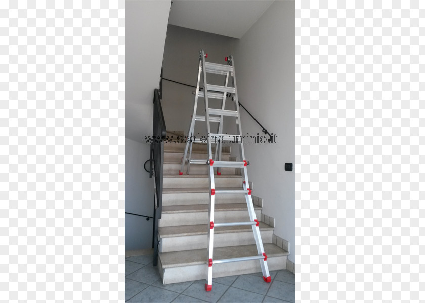 Stairs Handrail Ladder Aluminium Trabattello PNG