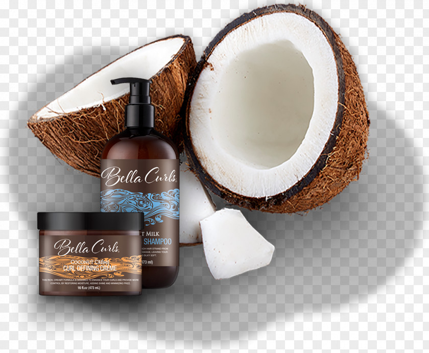 Summer Coconut Milk Hair Styling Products Conditioner Shampoo PNG