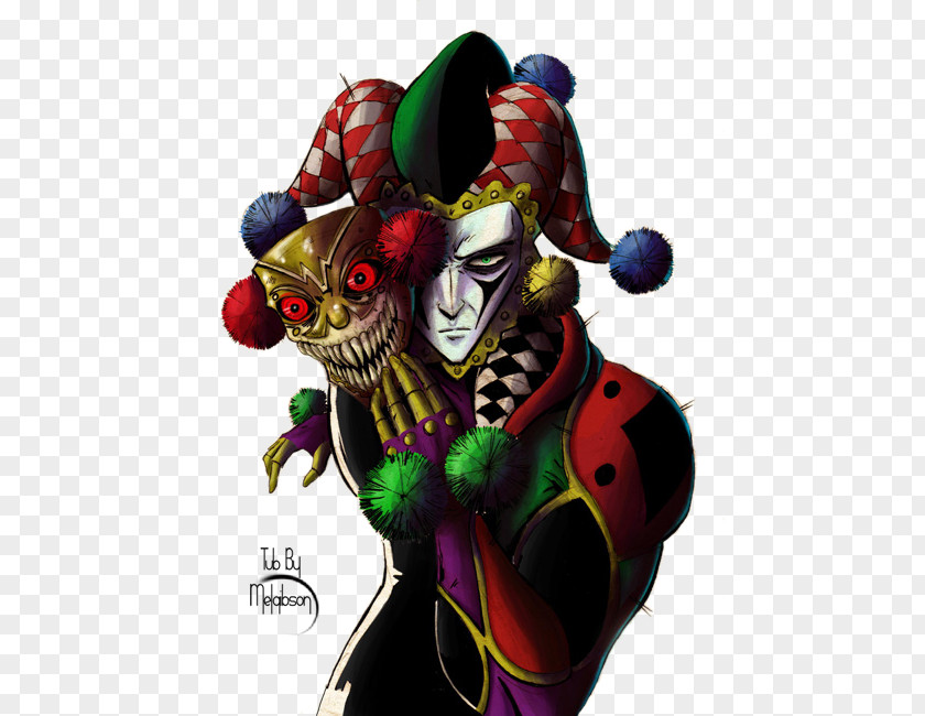 Clown Harlequin Joker Drawing Mask PNG