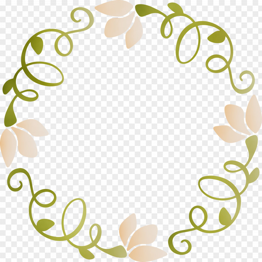 Leaf Circle Plant Ornament Interior Design PNG