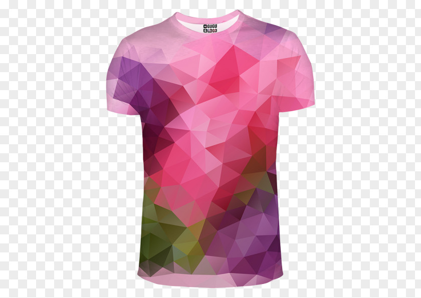 T-shirt Pink M Sleeve Neck Angle PNG