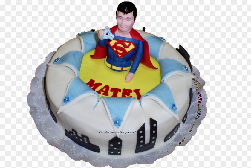Cake Mousse Birthday Torte Superman PNG