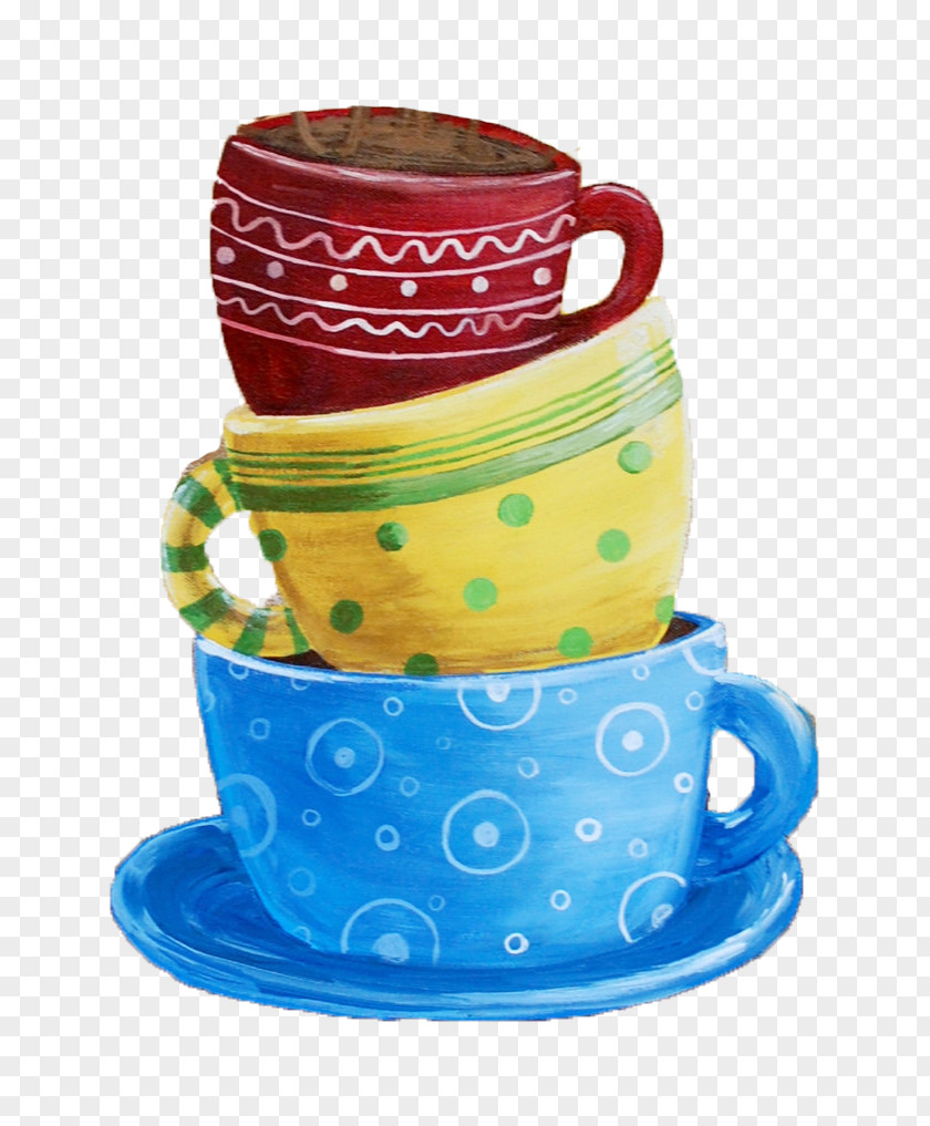 Cartoon Cup Coffee Drawing PNG