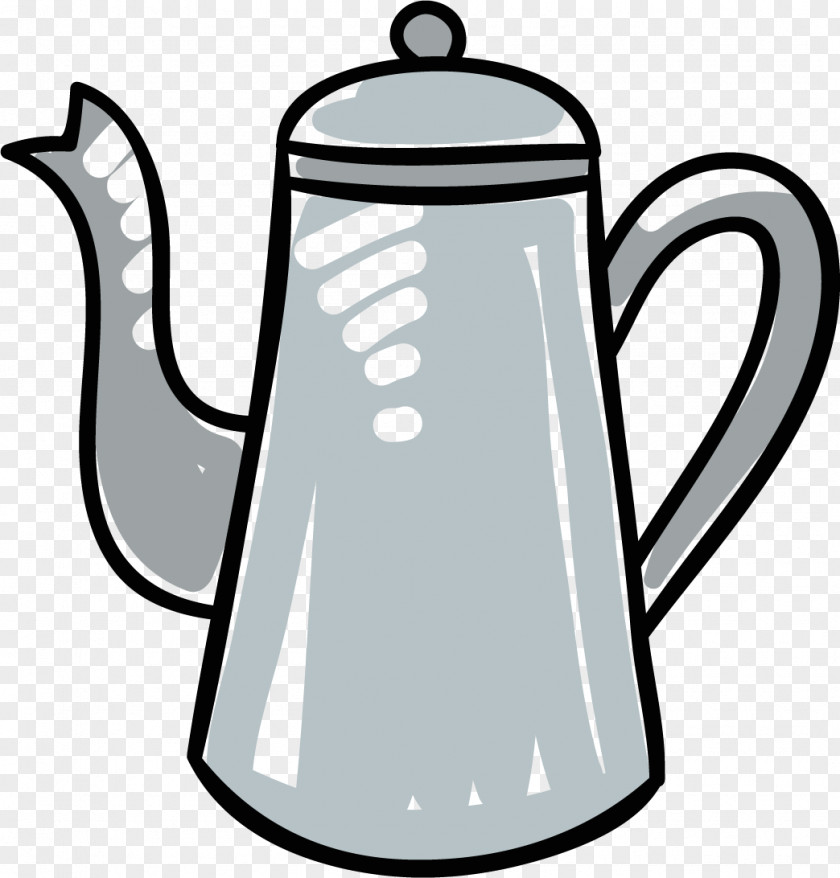 Coffee Clip Art Kettle Teapot Brewed PNG