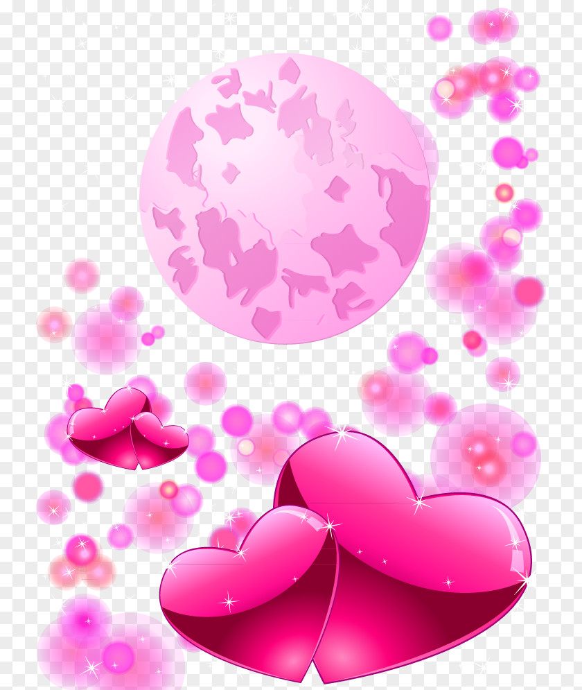 Creative Valentine's Day Love Heart Romance PNG