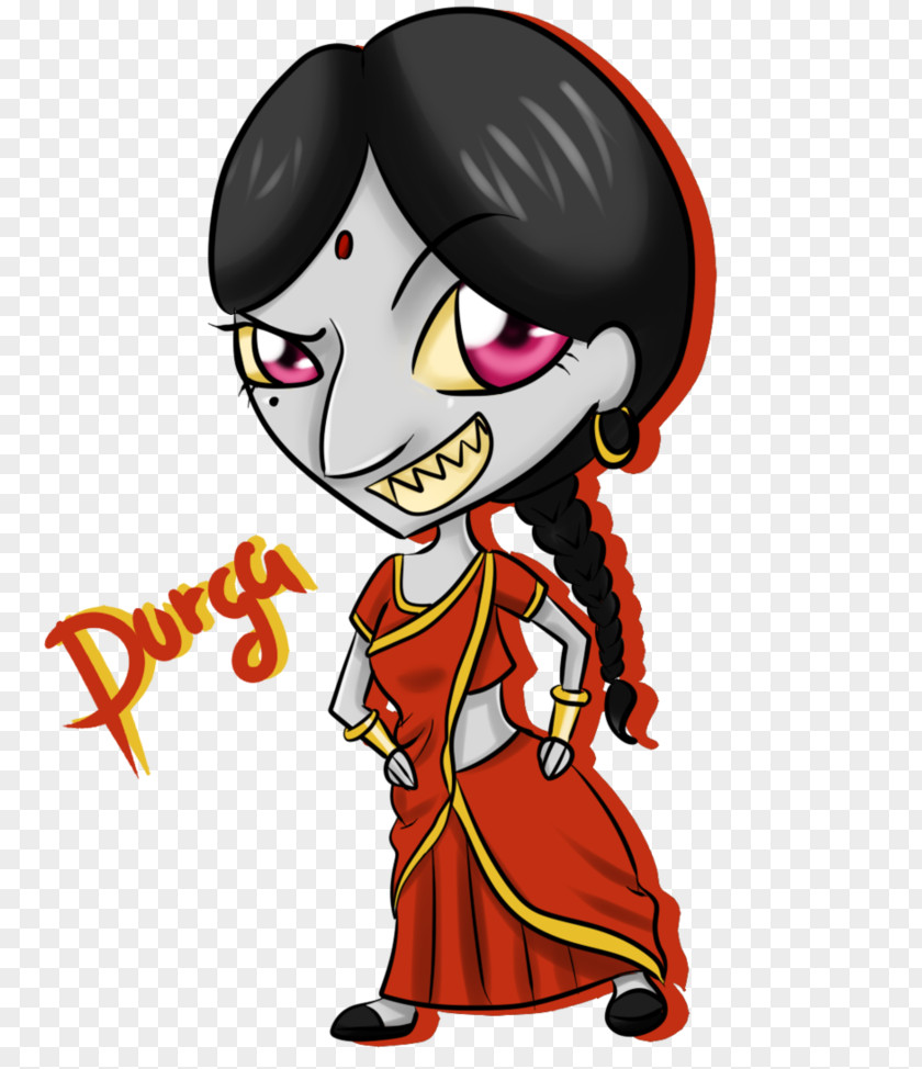 Durga Woman Female Cartoon PNG