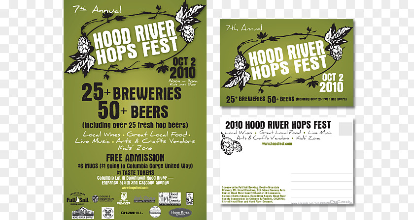 Promotional Posters Copywriter Flyer Hood River Hops Fest Advertising Poster Copy PNG