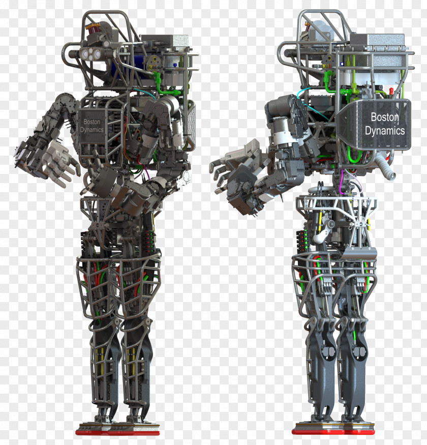 Robot Atlas Humanoid DARPA Robotics Challenge Boston Dynamics PNG