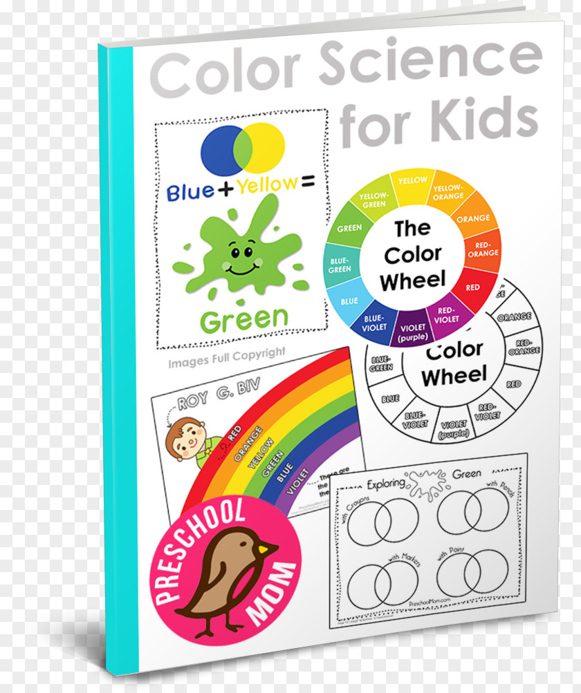 Science Book Color Wheel Pre-school Education Chart PNG