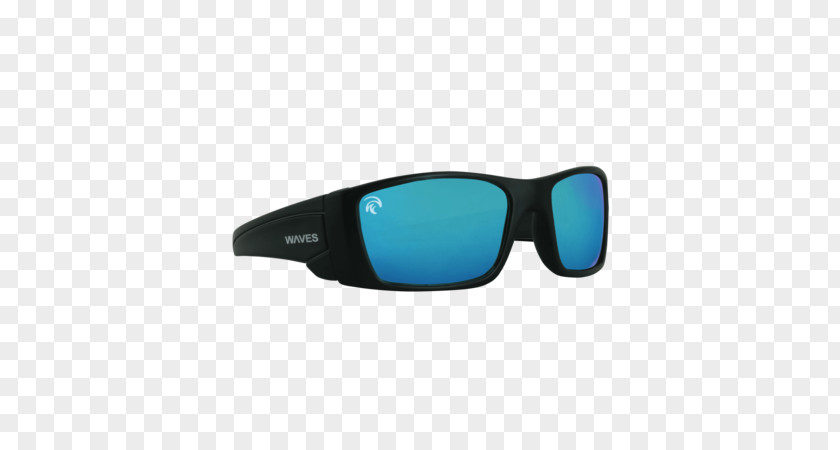 Blue Waves Goggles Sunglasses Yellow PNG