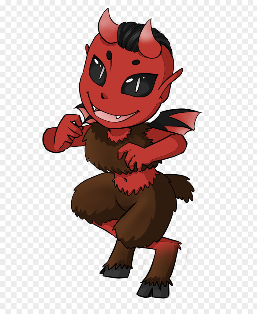 Demon Carnivora Mascot Clip Art PNG