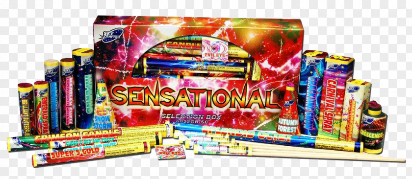 Fireworks Standard Box Cake Party PNG