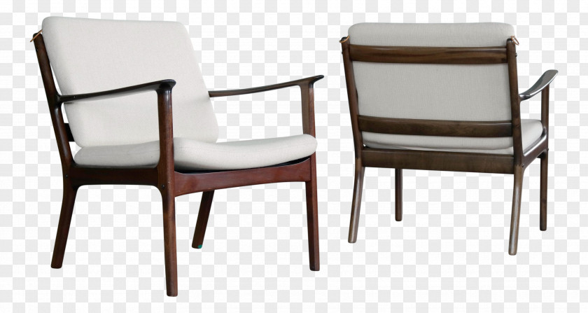 Mahogany Chair Armrest Garden Furniture PNG