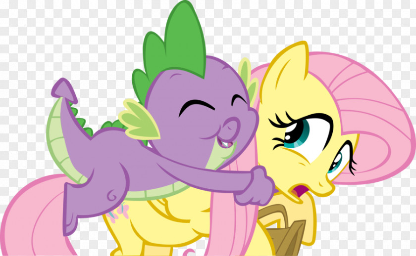 My Little Pony Spike Fluttershy Twilight Sparkle Rainbow Dash PNG